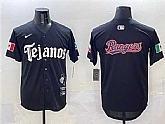 Men's Texas Rangers Team Big Logo Black Mexico 2025 Vapor Premier Limited Stitched Jersey,baseball caps,new era cap wholesale,wholesale hats